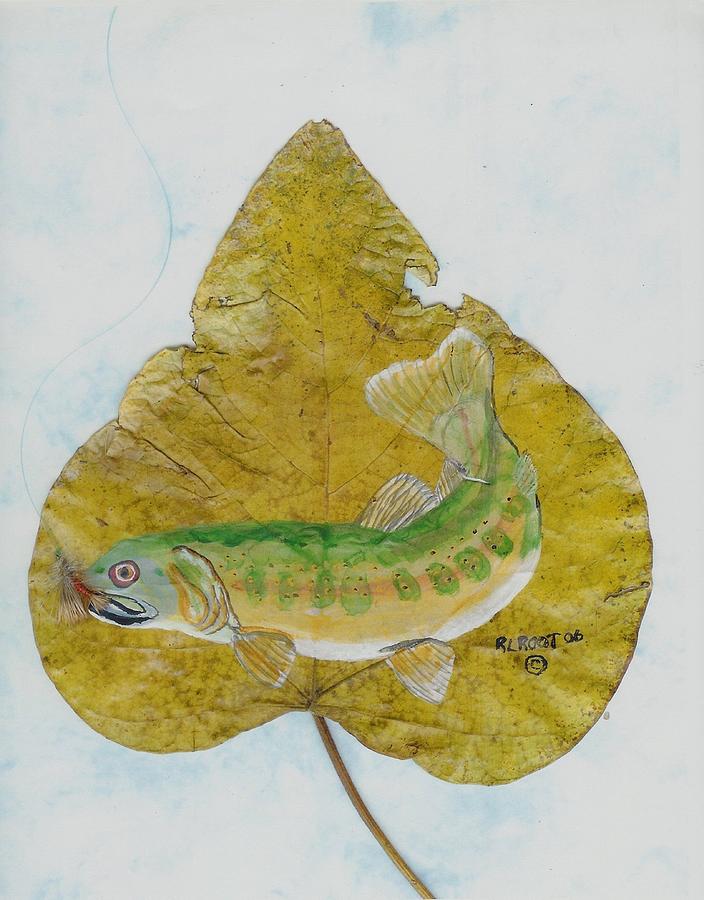 Golden trout Painting by Ralph Root