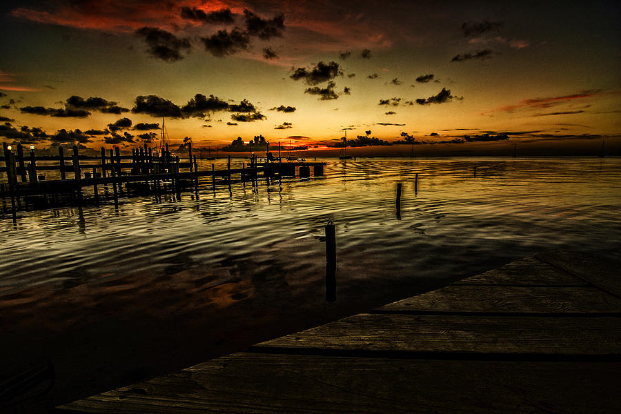 Golden Twilight Keylargo Photograph by Kevin Cable