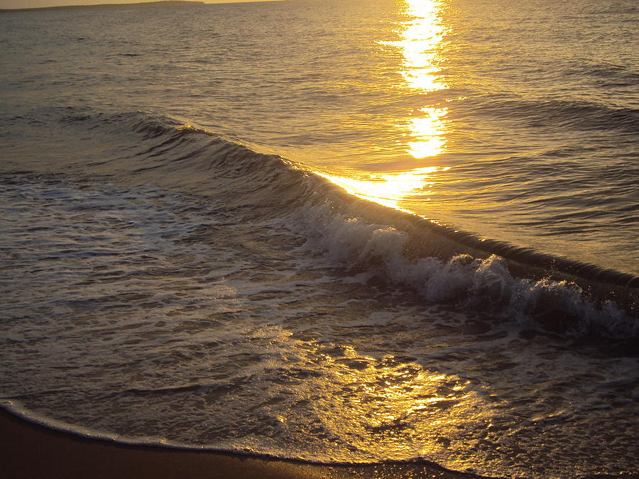 Golden wave during sunset Photograph by Tharanga Mahawatta - Fine Art ...