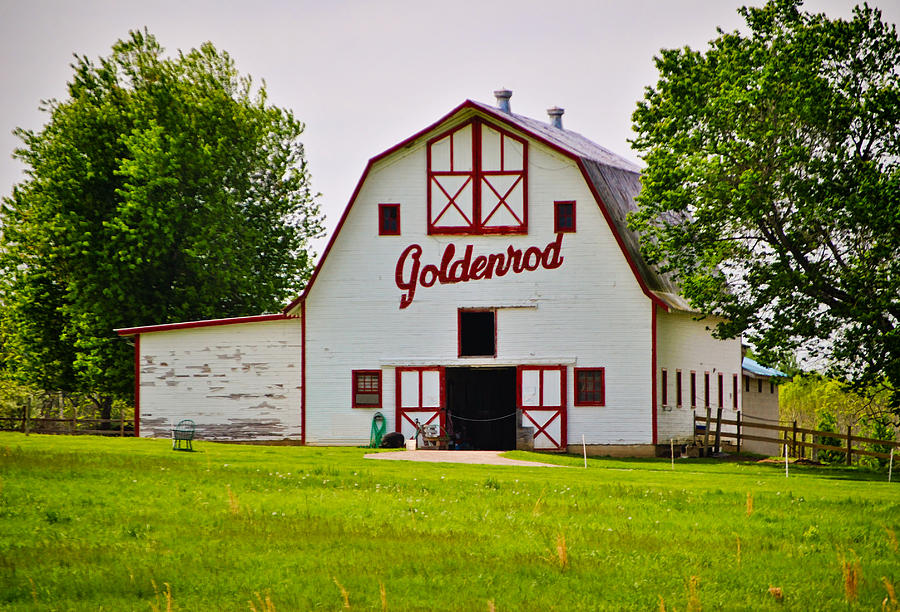 Goldenrod Barn Photograph by Greg Jackson