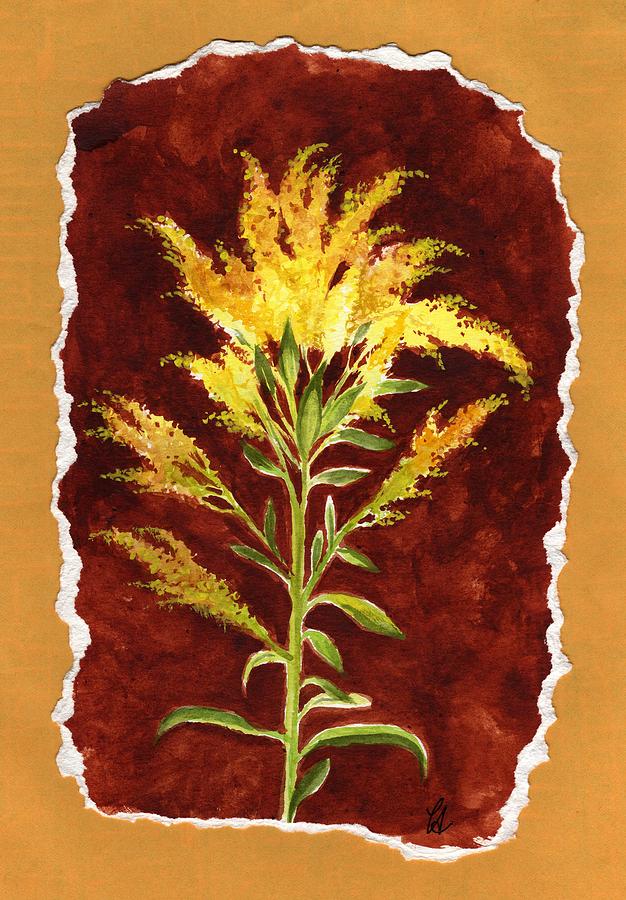 Fall Painting - Goldenrod by Carrie Auwaerter