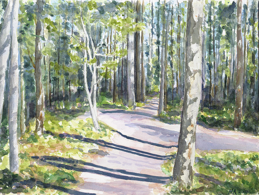 Goldeye Woods Painting by Madeleine Arnett