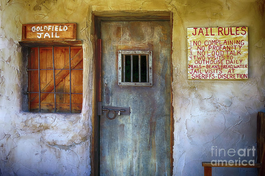 Goldfield Ghost Town Jail Photograph by Teresa Zieba