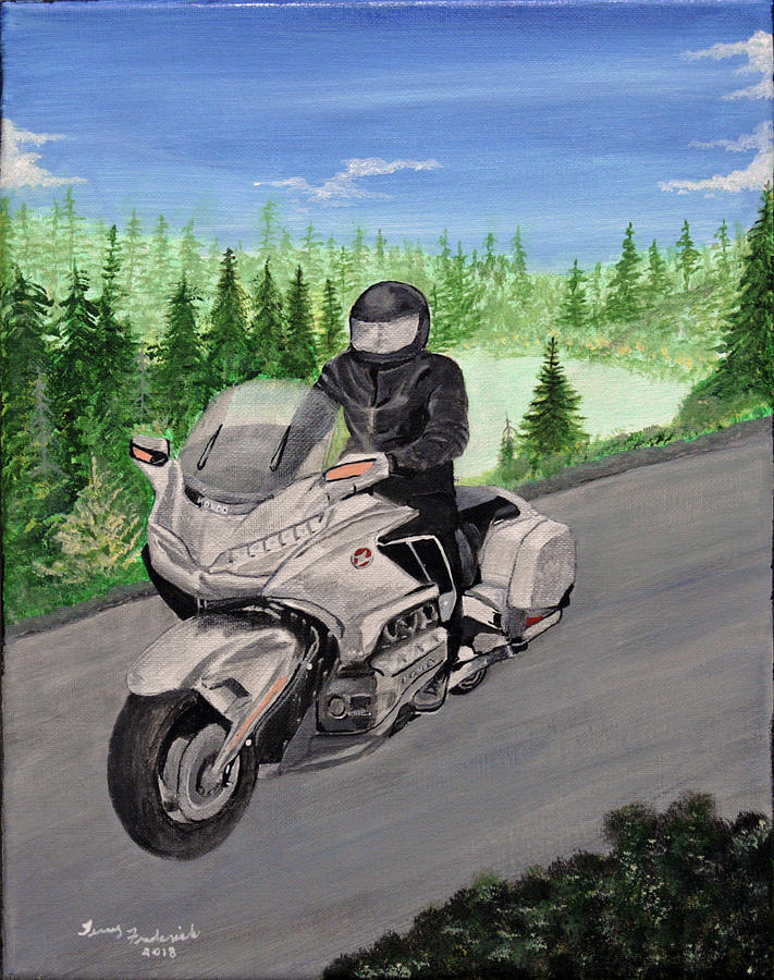 Goldwing Painting by Terry Frederick