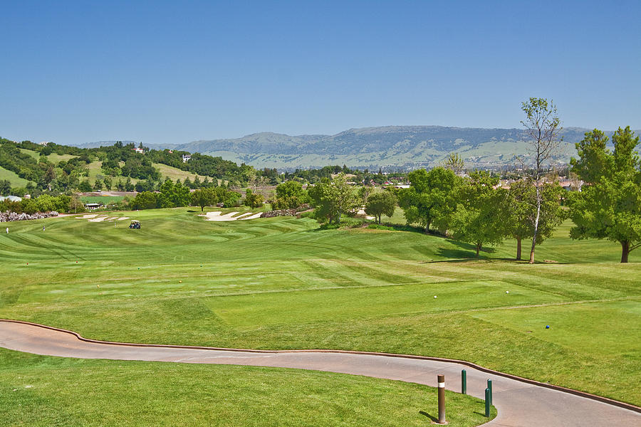 Golf Course in Gilroy Photograph by Liz Santie Pixels