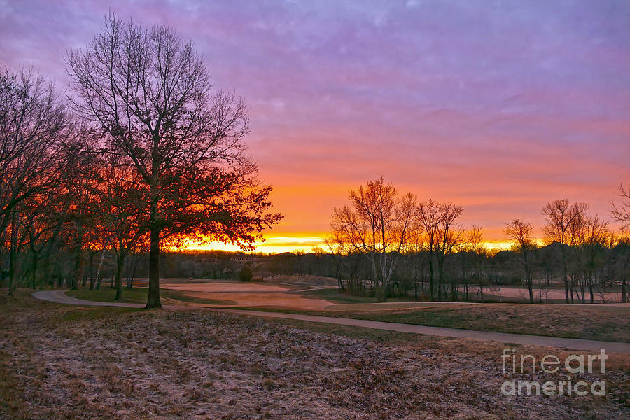 Golf Course Sunrise Photograph by Catherine Sherman