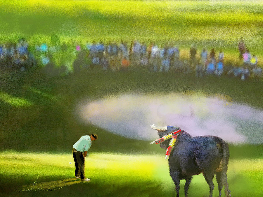 Golf Madrid Masters 03 Painting