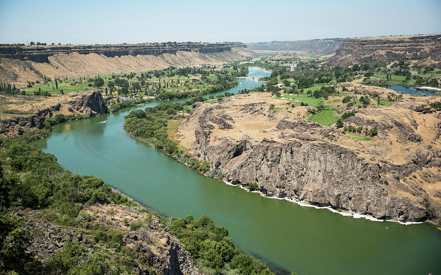 Golf On The Snake River Photograph by Tom Cochran