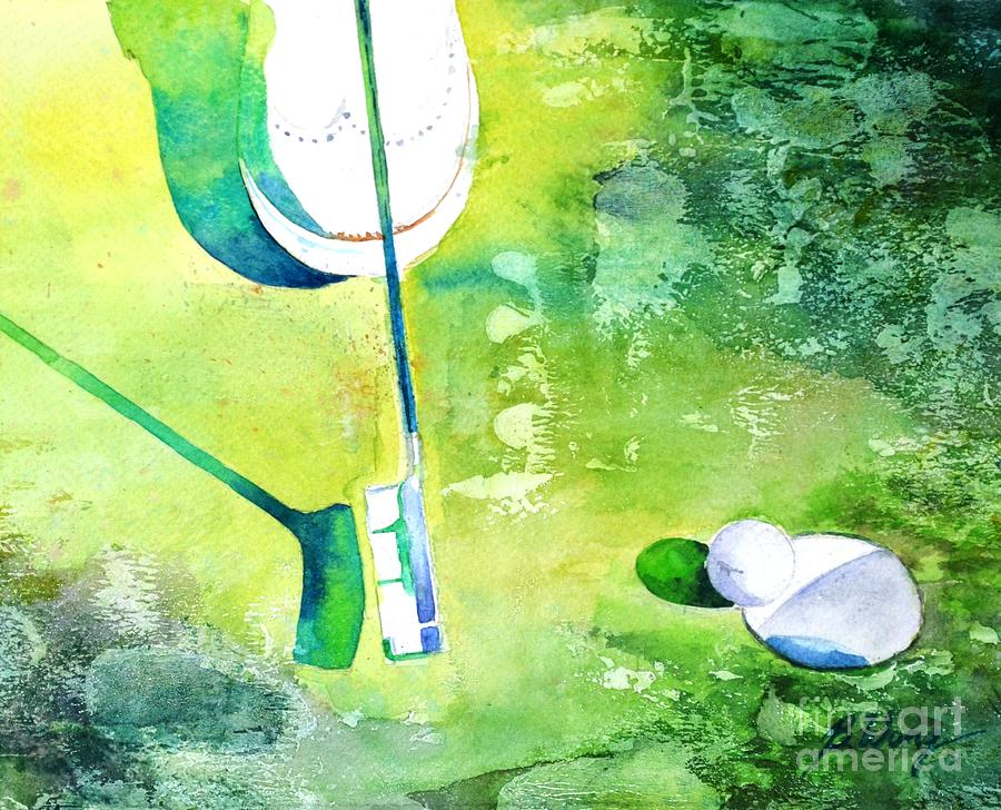 Golf series - Finale Painting by Betty M M Wong