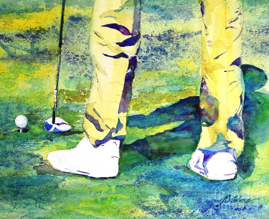 Golf series - High Hopes Painting by Betty M M Wong