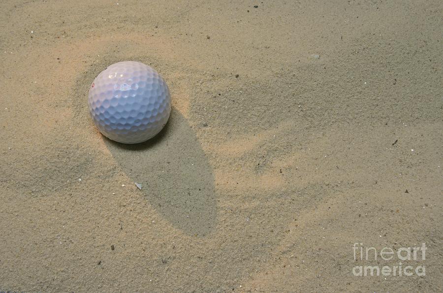 Golf-The Sand Trap Photograph by Paul Ward