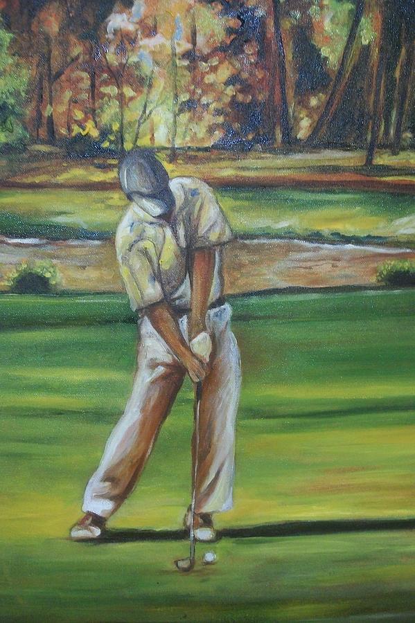 Golf Tips Painting by Emery Franklin