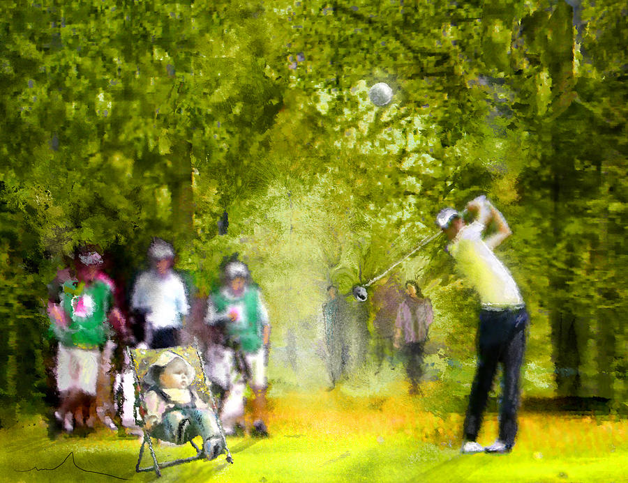 Golf Painting - Golf Trophee Hassan II in Royal Golf Dar Es Salam Morocco 03 by Miki De Goodaboom