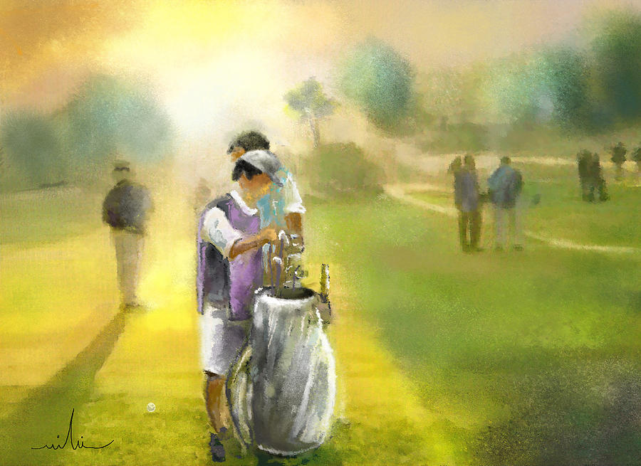Golf Vivendi Trophy in France 03 Painting by Miki De Goodaboom
