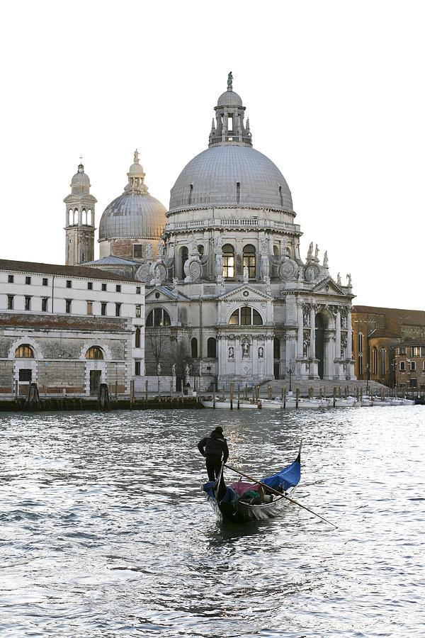 Gondola alla Salute Photograph by Marco Missiaja