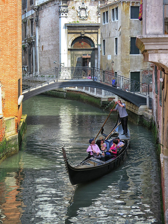 Gondola In Venice Photograph by Dave Mills
