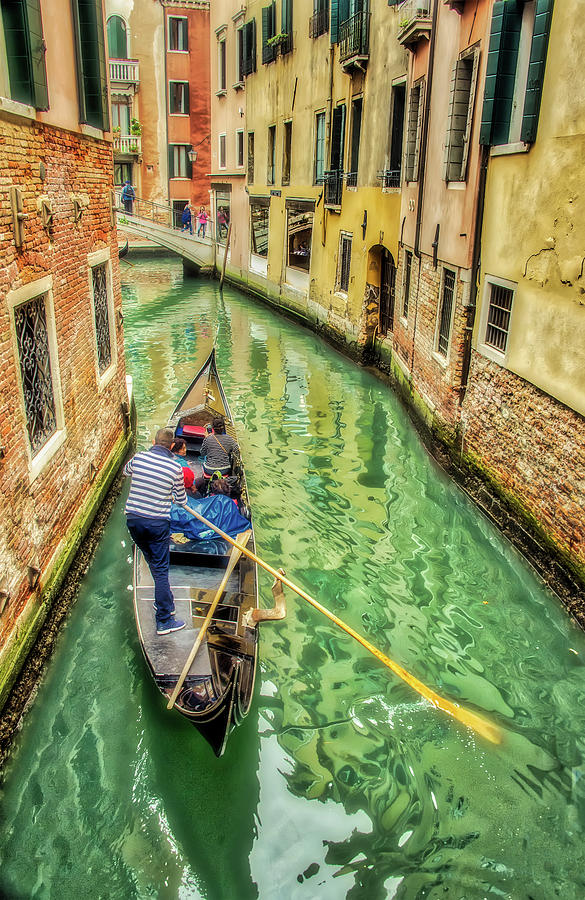 Gondola On Venice Canal Photograph by Gary Slawsky