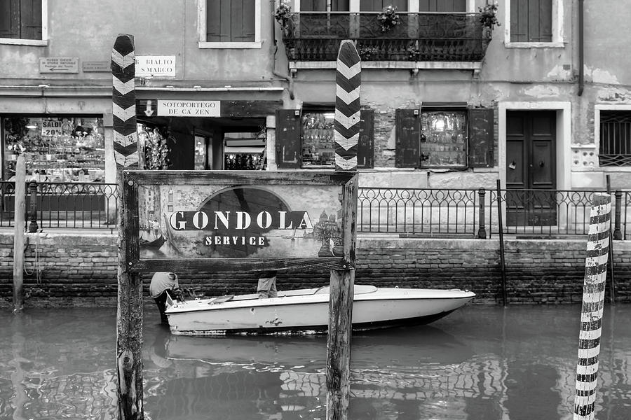 Gondola Parking in Venice Photograph by Georgia Clare