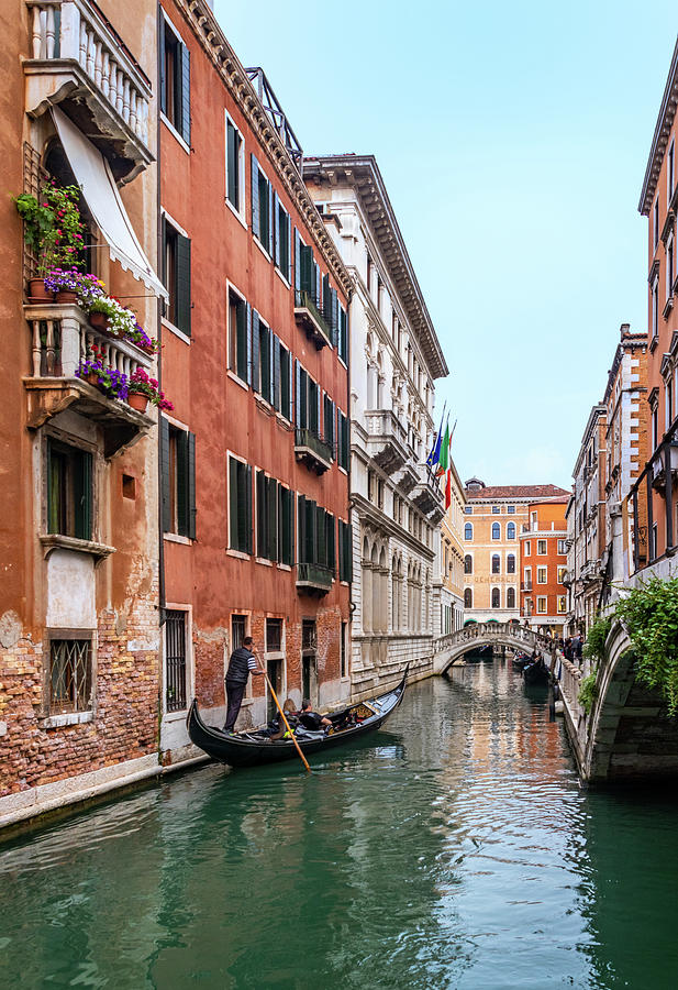 Gondola Ride in Venice Photograph by Carolyn Derstine