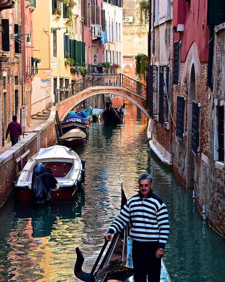 Gondola Ride Through Venice Photograph by Frozen in Time Fine Art Photography