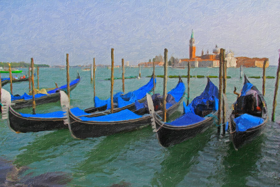  Venice - Gondolas Photograph by Richard Krebs