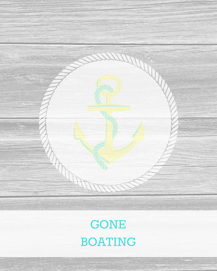 Gone Boating Digital Art by Inspired Arts