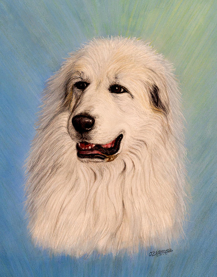 Dog Painting - Gone But Not Forgotten by Jim Ziemer