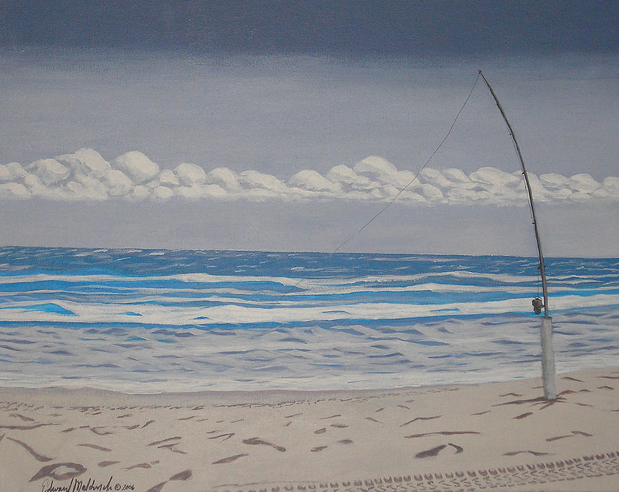 Gone Fishing Painting by Edward Maldonado