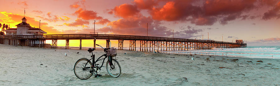 Newport Beach Photograph - Gone Surfing by Sean Davey