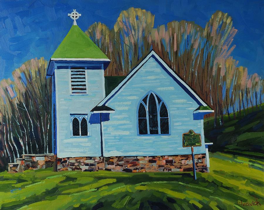 Gone to Church Painting by Phil Chadwick