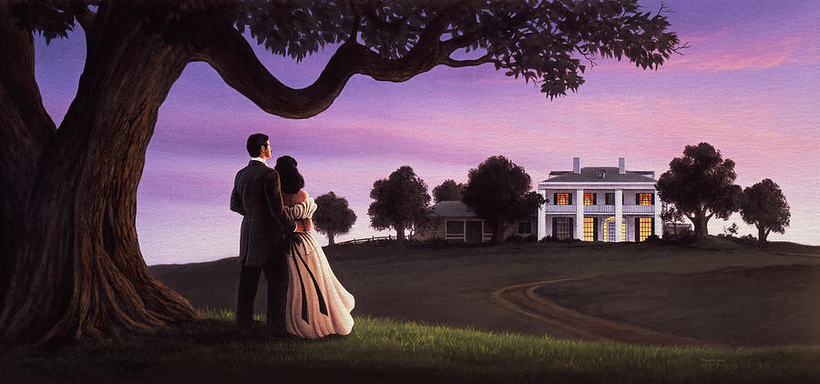 Gone With The Wind Painting - Gone With The Wind by Jerry LoFaro