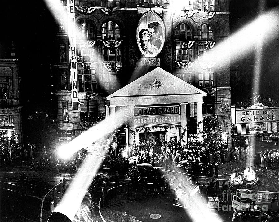 Gone With The Wind Premiere at Loews Grand Theater - 1939 Photograph by Doc Braham
