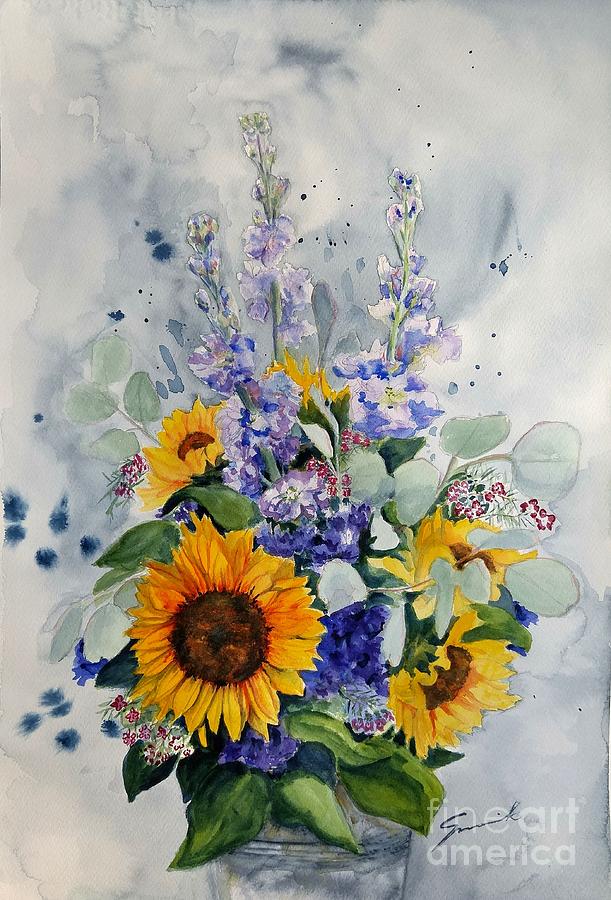 Good Day Sunshine Painting by Sonia Mocnik