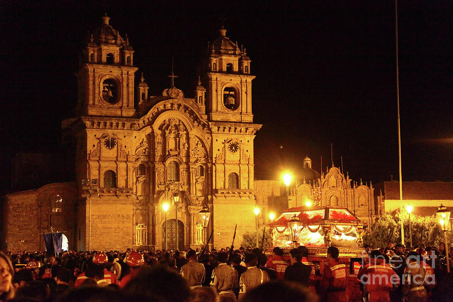Good Friday in Cusco Photograph by James Brunker