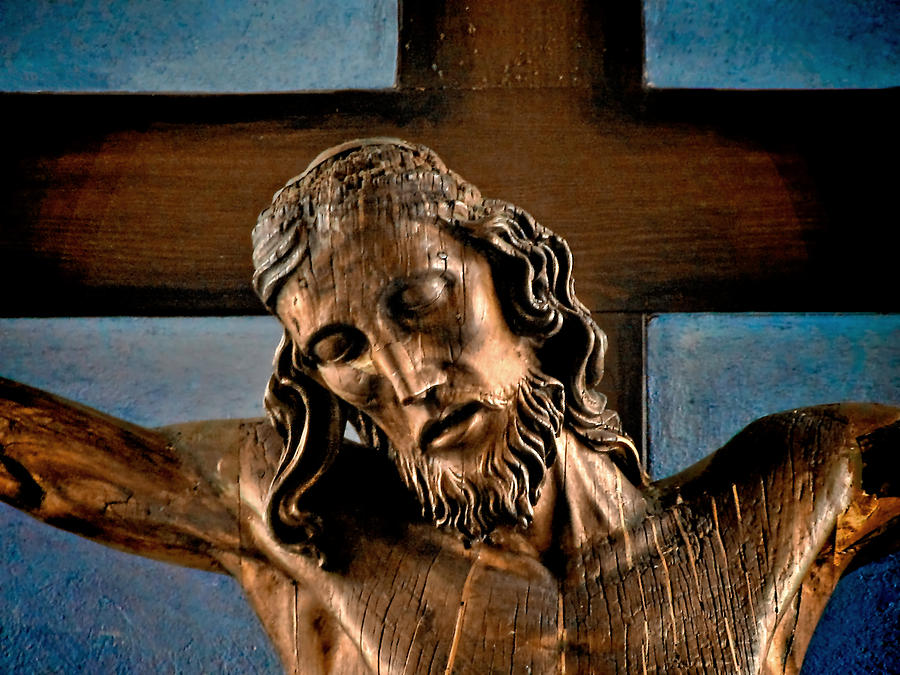 Easter Photograph - Good Friday Jesus on the Cross by Alexandra Till