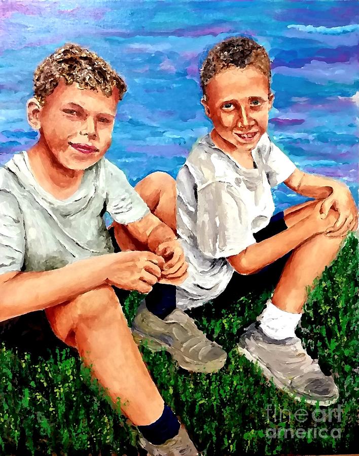 Good Friends s Painting by Eli Gross