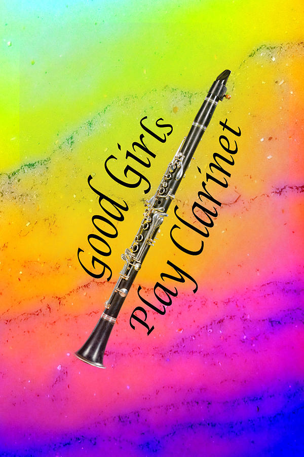 Good Girls Play Clarinet 5028.02 Photograph by M K Miller