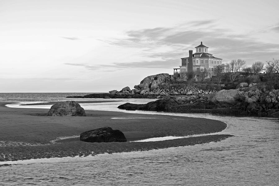Good Harbor Beach Gloucester MA Black and White Photograph by Toby McGuire