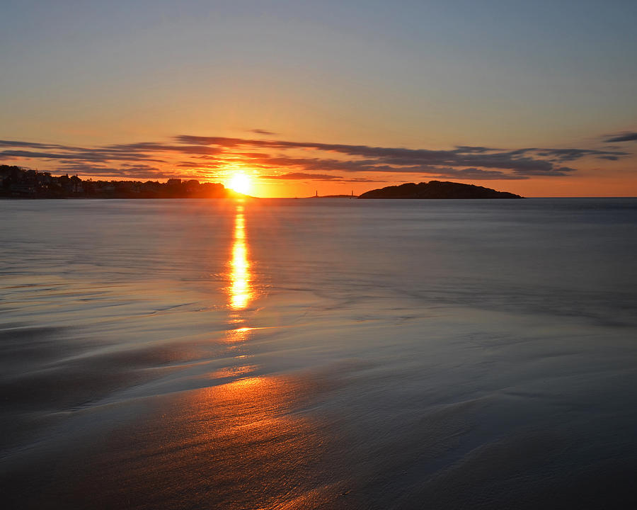 Good Harbor Beach Sunrise Photograph by Toby McGuire