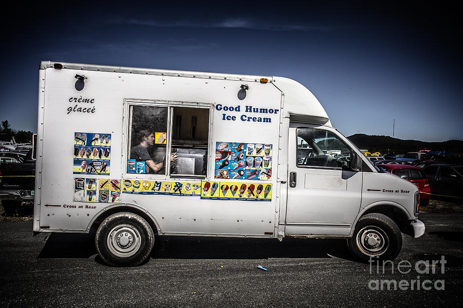 Ice Cream Photograph - Good Humor Ice Cream Truck by Edward Fielding