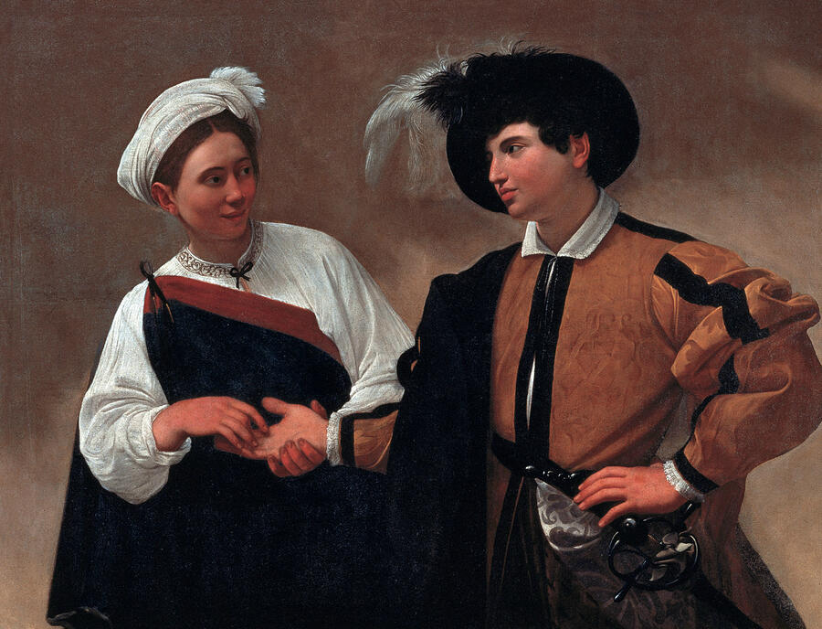 Caravaggio Painting - Good Luck by Caravaggio Caravaggio Painting - Good Luck by Caravaggio