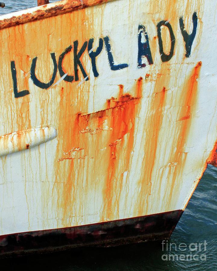 Boat Photograph - Good Luck Lady by Joe Pratt