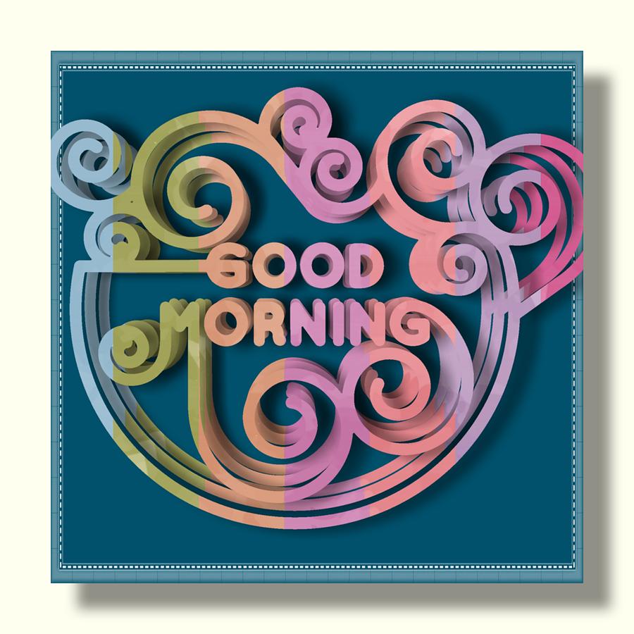 Good Morning Coffee Art Digital Art by Alondra Hanley - Pixels