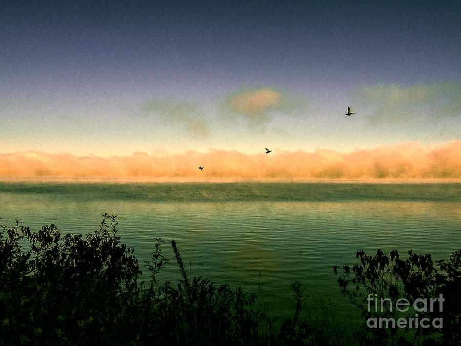 Landscape Photograph - Good Morning Lake Winnisquam by Mim White