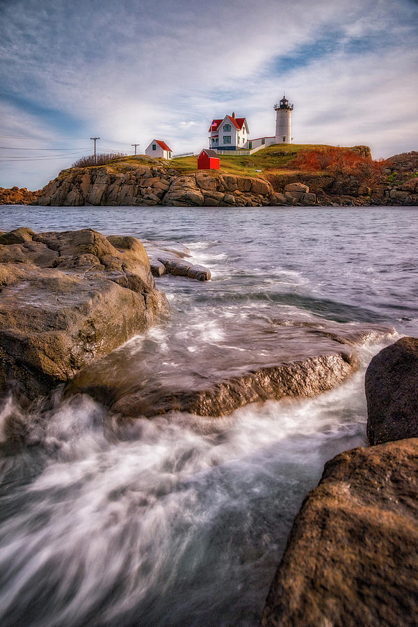 Good Morning Nubble Photograph by Darren White