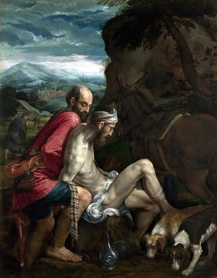 Good Samaritan Painting by Jacopo Bassano