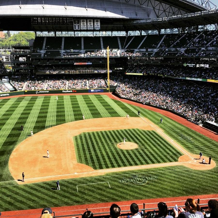 Seattle Photograph - Good To Be Back At The Safe! #mariners by Myk Crawford