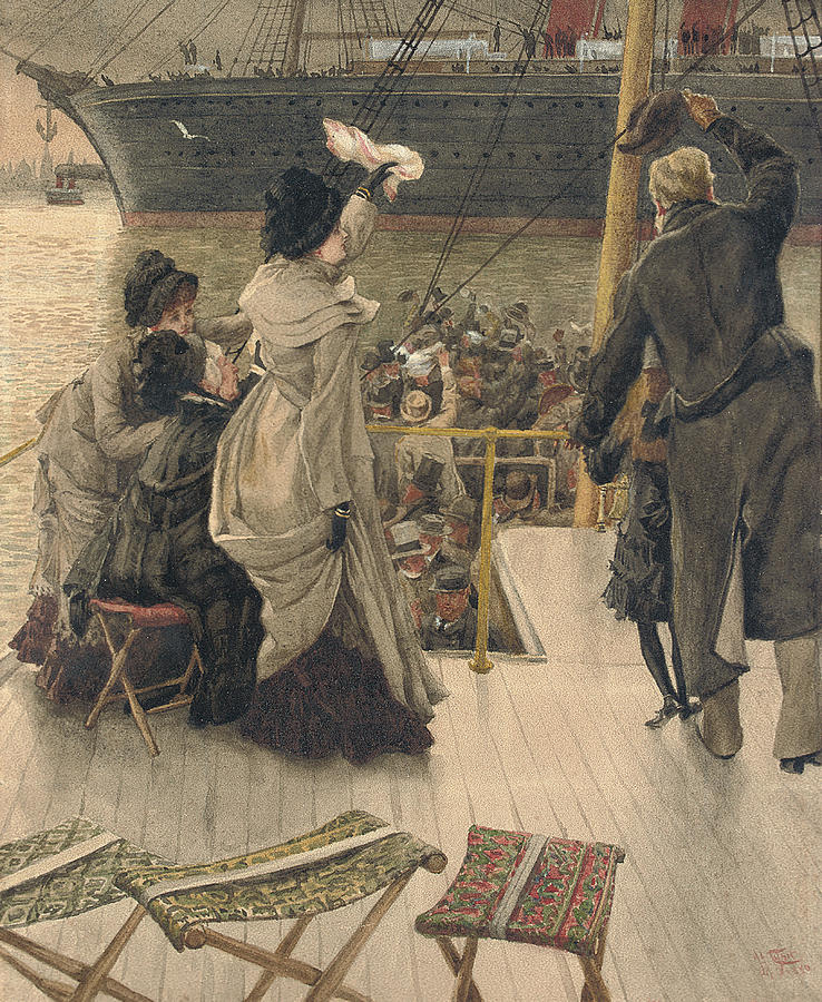 Goodbye on the Mersey Painting by James Jacques Joseph Tissot