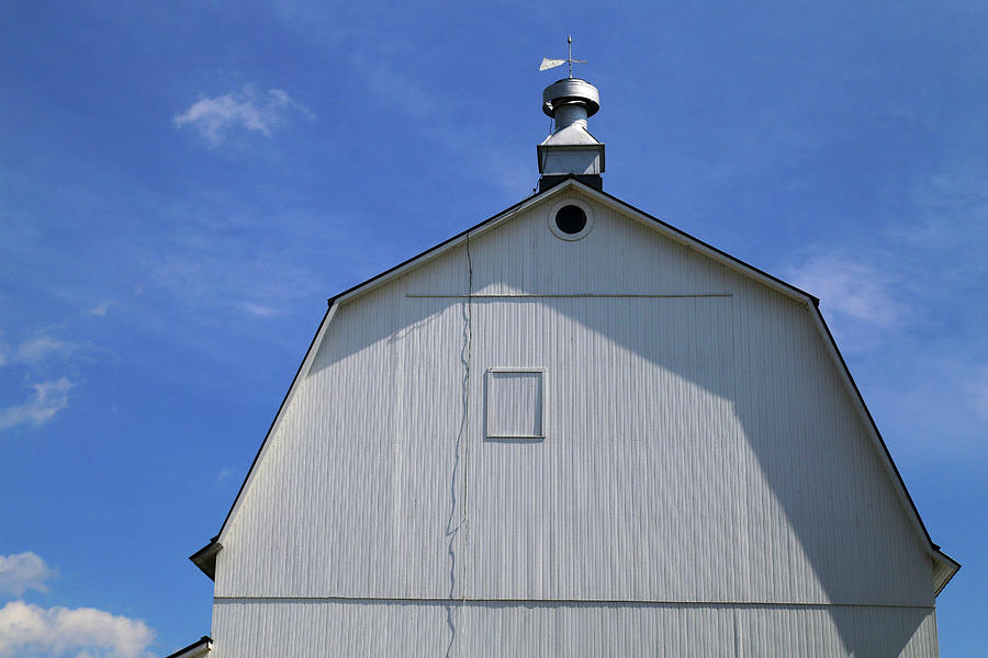 Goodells Barn Roof 2 Photograph by Mary Bedy