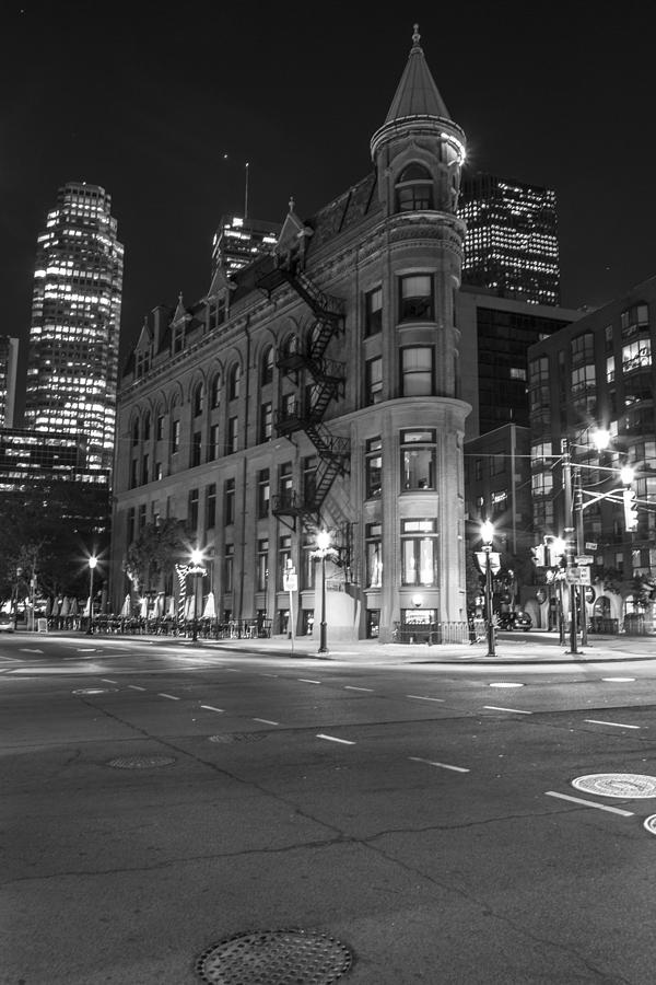 Gooderham at night in Toronto  Photograph by John McGraw